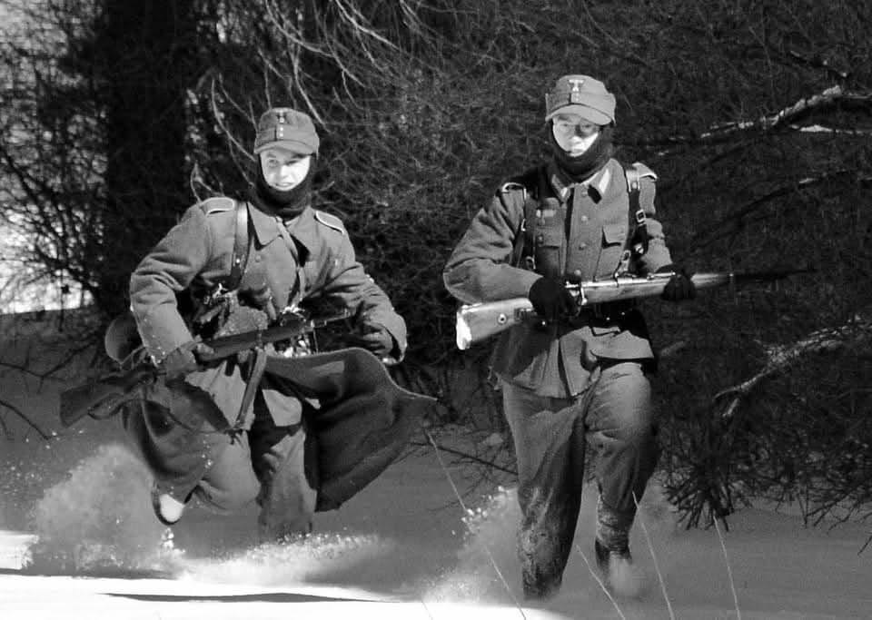 ww2 reenactment bunker training